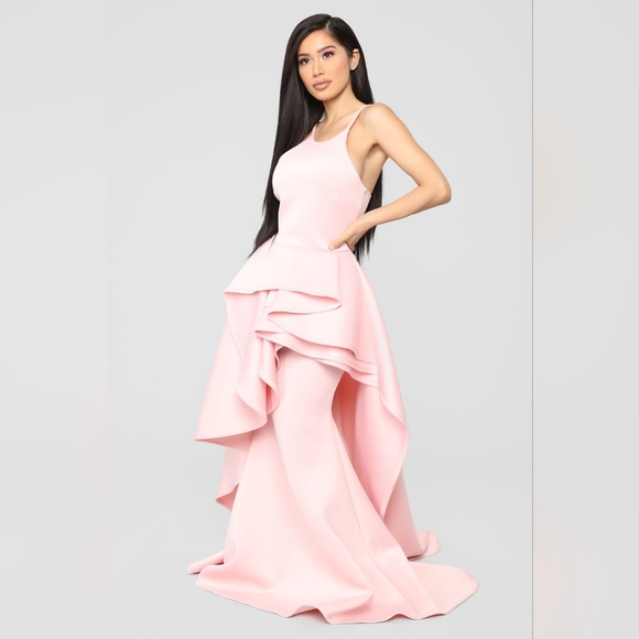 Fashion Nova Dresses & Skirts - Fashion Nova Blush Pink Ruffle Dress